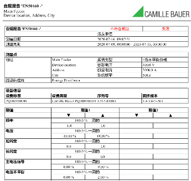 電能質(zhì)量監(jiān)控軟件-結(jié)果報(bào)告